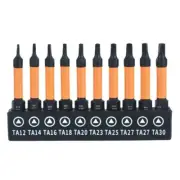 10pcs Ergonomic Triangles Screwdriver Bit Suitable For Multiple Use
