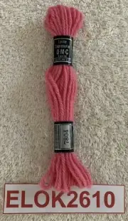 DMC Laine Colbert Tapestry Needlepoint Wool Yarn 1 Skein Pink 7804