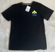 NWT Smartwool Mens L Merino 150 Baselayer Short Sleeve Top Black Public Lands