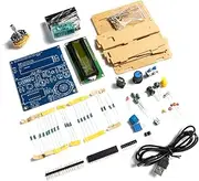 Capacitance Inductance Frequency Measurement Meter DIY Electronics Kit 51 Singlechip Tester Circuit d Welding Practice Kit Multicolor DIY Electronics Kit with Housing