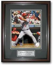 MLB Los Angeles Angels Treehugger 11x14 Unsigned Framed Photo-Albert Pujols