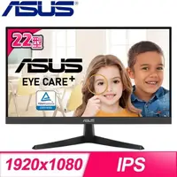 在飛比找PChome24h購物優惠-ASUS 華碩 VY229HE 22型 IPS 抗菌護眼螢幕