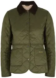 Barbour Deveron Quilted Shell Jacket - Olive - 18 (UK 18 / Xxl) 18 (UK 18 / XXL)