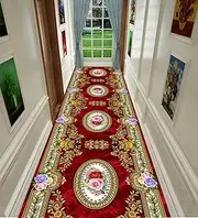 Carpet Runner for Hallway Kitchen Hall Stairs Narrow Runner Rug with Non Slip Backing 100cm 1.5m 2m 250cm 300cm 4m 5m 6m Extra Long Carpets, Style Hallway,0.8m x 6m