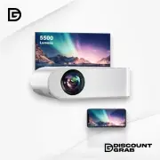 (SEALED) YABER V2 WiFi Mini Projector 7000L - White