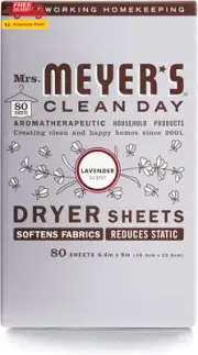 Dryer Sheets - Lavender - 80 Ct - 2 Pk