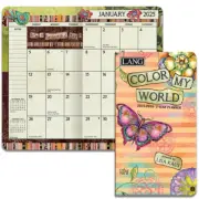 Lang 2025-2026 2 Year Pocket Planner Color My World Diary