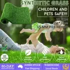 20SQM Artificial Grass Synthetic Fake Lawn Turf Fake Olive Green Plant Outdoor