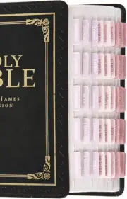 Bible Tabs for Study Bible, V2Croft Laminated Bible Tabs for Old and New Test...