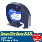 Compatible Dymo LetraTag Refills 91331 91201 Plastic Label Tape LT-100H 12mm