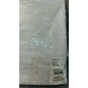 ROXETTE緹花雙人床包100%純棉（白色）$800