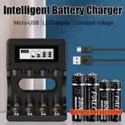 Battery Charger Adapter For AA AAA 1.5V Rechargeable Lithium Batteries