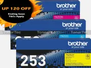 Genuine Brother TN253C+TN253M+TN253Y 3PK Color Toner Set DCPL3510CDW/MFCL3745CDW
