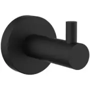 Lexora Home Bagno Nera Stainless Steel Robe Hook in Matte Black
