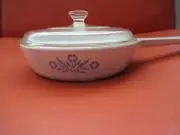 RARE Vintage Corning Ware Blue Cornflower 6 1/2" Skillet Pan With Lid P-83B MINT