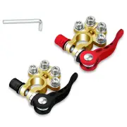 1 to 4 Quick Disconnect Car CableTerminal Connector Battery Post Clamp Terminal Screw Connection Truck Boat