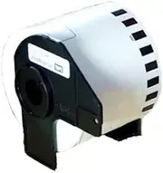 ExtraPrint 1 Roll Compatible Brother DK-44205 62mm x 30.48m Continuous Paper Labels Compatible with Brother QL-1050 QL-1060 QL-1100 QL-500 QL-500W QL-550 QL-570 [1 Reusable Label Holder]