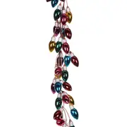 Metallic Retro Light Bulb Garland 120cm