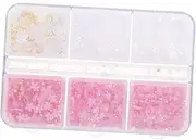 HONITANO 1set Removable Nail Flowers Compartment Nail Art Accessories for Creative Designs for Any Occasion