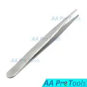 Tweezers Fine Straight Tip Eyelash Eyebrow Extension Jewelers Style