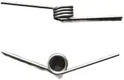 STORKY Stainless Steel Torsion Spring High Strength V-Shaped Wire Diameter 2.0mm Outer Diameter 14.7mm Angle Length 40mm Torsion Spring (Color : 25pcs)