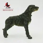 JJM Irish Wolfhound Dog Pet Figure Canidae Animal Car Decoration Collector Toy