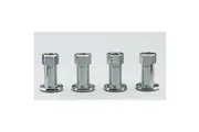 Weld Racing Open End Wheel Nut and Washer 12mm x 1.5" Suit Draglite, Rodlite, Prostar Wheels (4 Pack)