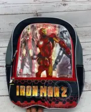 Marvel Backpack 16" Iron Man 2 Tony Stark Super Hero Kids NEW