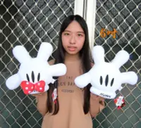 在飛比找Yahoo!奇摩拍賣優惠-米奇 米妮 米老鼠 迪士尼 手套 6吋 米妮小手套 米奇小手