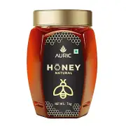 Auric Pure 1Kg Honey Crafted from Multi-Flower Sources 100% Purity with No Sugar