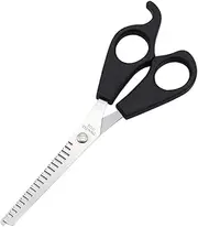 1pc Flat Scissors Dresser Hair Clippers Combs Professional Razor Hairdressing Trimmer Haircut Dog Clippers Mustache Cutting First Hair Scissors Scissors Plastic Black