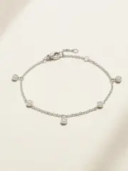[De Beers] De Beers - My First De Beers Clea 18-karat White Gold Diamond Bracelet - One size One size Gold
