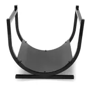 14" Metal Firewood Rack Log Holder Wood Storage Organiser Stand Fireplace Wood