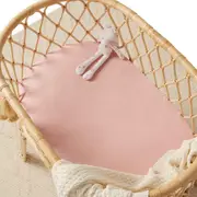 Snuggle Hunny Lullaby Pink Organic Bassinet Sheet / Change Pad Cover