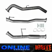 3" INCH DPF BACK EXHAUST SUITS NISSAN NP300 NAVARA D23 2021 WITH HOTDOG SILVER (for: Nissan)