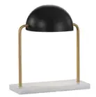 Y JYL1044A Porter 13.5 Art Deco Dome Lamp Marble Base Classic Glam Bedside Desk
