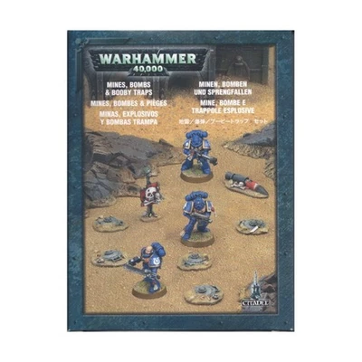 GW Warhammer 40K Terrain Mines, Bombs & Booby Traps SW (New)