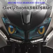 Headlight Stickers Motorcycle Headlamp Decals For Cyclone RT3 RT3S RT3C 22-2024