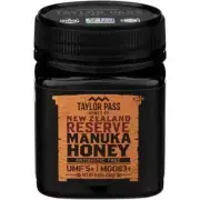 Taylor Pass Honey Company New Zealand Reserve Manuka Honey UMF 5+ MGO 83+ (250G)