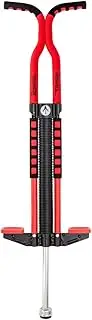 Flybar Master Pogo Stick for Kids, Ages 9+, 80 to 160 Pounds, Easy Grip Handles, Anti-Slip Pegs, Outdoor Toys for Boys, Jumper Toys for Girls, Outside Toys for Kids, Tweens and Teens (Red/Black)