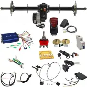 1020mm Rear Axle Kit +72V 1500W Differential Motor for ATV Buggy Quad go kart