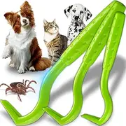 Retoo Tick Tweezers Tick Hooks Tick Remover Set of 3 Tick Levers Premium Tick Protection for e.g. Dogs, Gentle & Effective Tick Removal, Best Tick Protection