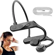 Bone Conduction Headphones | Blue Tooth 5.0 SportsOpen-Ear bluetoothh- Wireless bluetoothh | Sweat Resistant Wireless Earphones for Running Cycling Climbing Driving