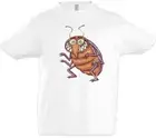 Bed Bug Boys T-Shirt Cockroach Toon Comic Fun Cartoon Drawing