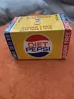 Vtg Diet Pepsi Cola Collectible Matches Matchbook Tube Wooden Sticks RARE WOW