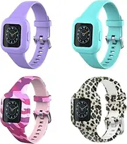 Replacement Band for Garmin Vivofit Jr 3 Strap for kids, soft and durable silicone adjustable wristband, for children, boys and girls.