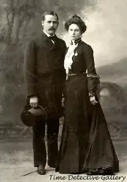 The Sundance Kid and Etta Place - circa 1900- Historic Photo Print