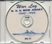 USS New Jersey BB 62 WWII War CRUISE BOOK on CD RARE