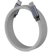 Valore CA-003 240W USB-C Cable - 1m - Grey Magnetic Self-Organizing [CA-003 ( Grey )]
