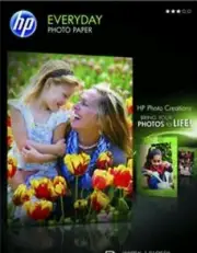 100 Sheets 6" x 4" HP GENUINE Glossy Photo Paper (170 gsm) . .